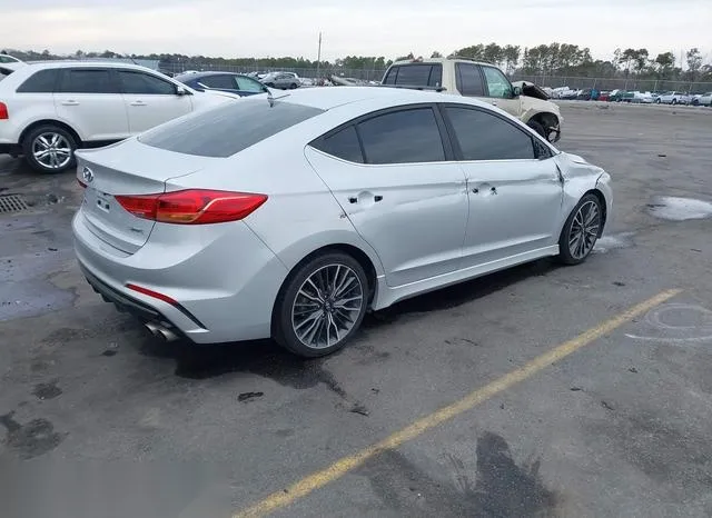 KMHD04LB8JU571778 2018 2018 Hyundai Elantra- Sport 4