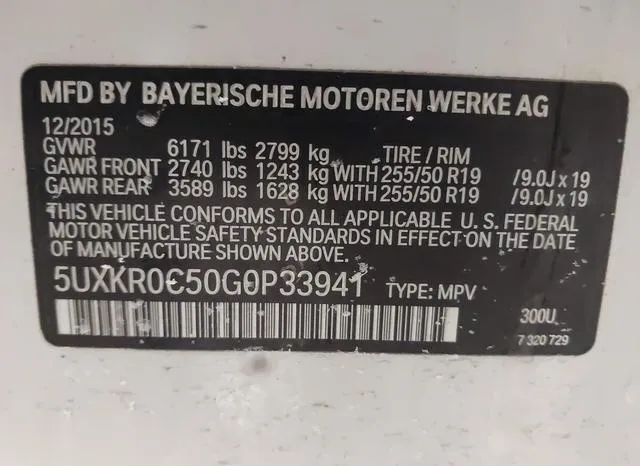 5UXKR0C50G0P33941 2016 2016 BMW X5- Xdrive35I 9