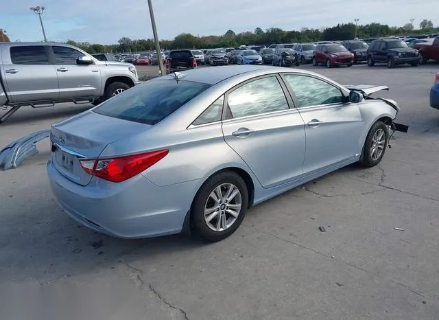 5NPEB4AC5DH585313 2013 2013 Hyundai Sonata- Gls 4