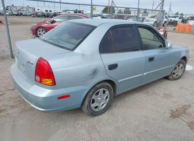 KMHCG45C65U576092 2005 2005 Hyundai Accent- Gls 4