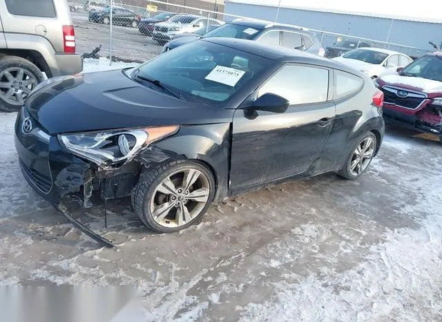 KMHTC6AD6HU319718 2017 2017 Hyundai Veloster- Value Edition 2