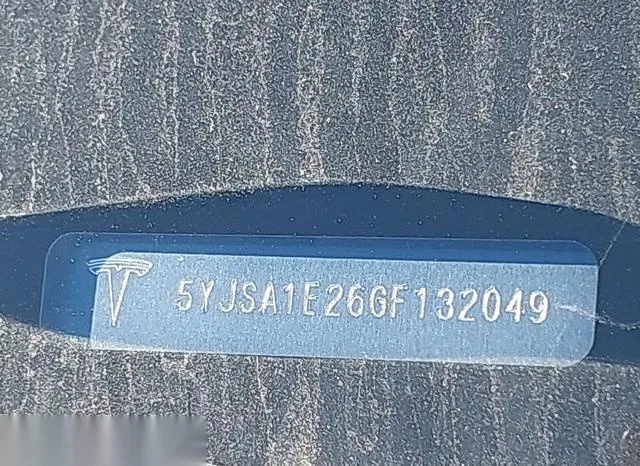 5YJSA1E26GF132049 2016 2016 Tesla Model S- 60D/70D/75D/85D/90D 9