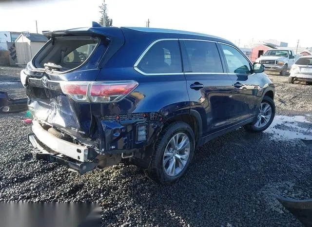 5TDJKRFH5FS096827 2015 2015 Toyota Highlander- Xle V6 4