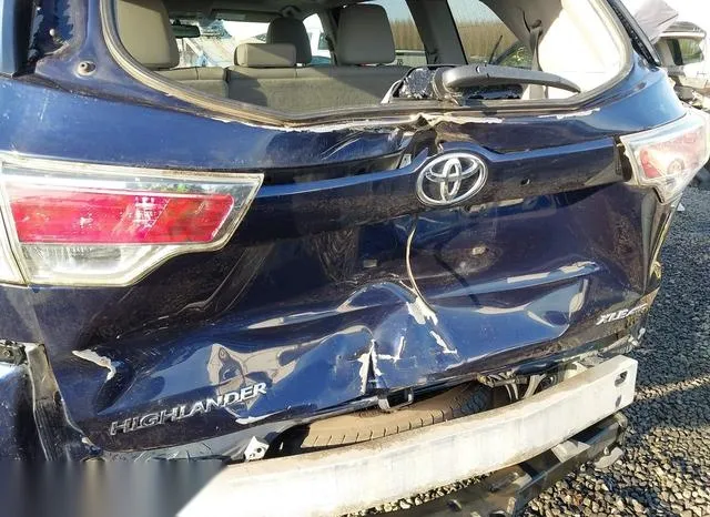 5TDJKRFH5FS096827 2015 2015 Toyota Highlander- Xle V6 6