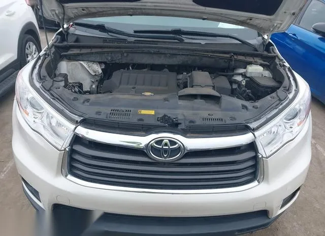 5TDKKRFH2ES010070 2014 2014 Toyota Highlander- Xle V6 10