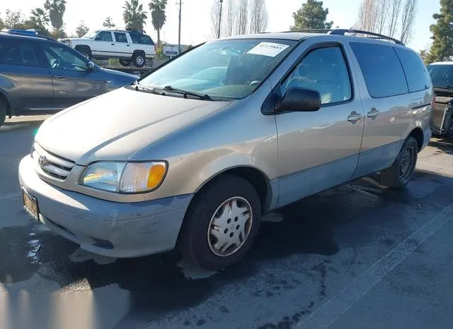 4T3ZF13C81U395852 2001 2001 Toyota Sienna- LE 2