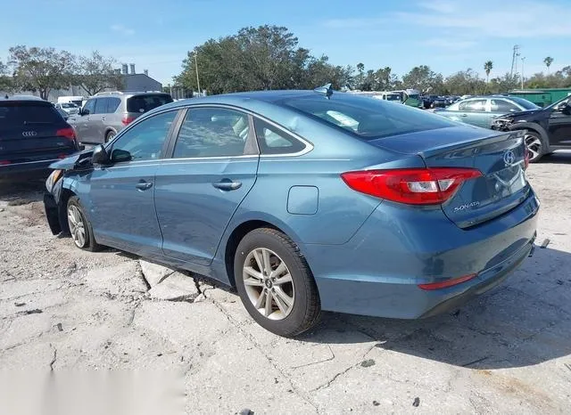 5NPE24AF8FH047444 2015 2015 Hyundai Sonata- SE 3