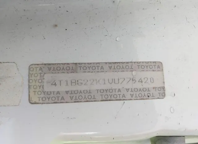 4T1BG22K1VU775420 1997 1997 Toyota Camry- Ce/Le/Xle 9