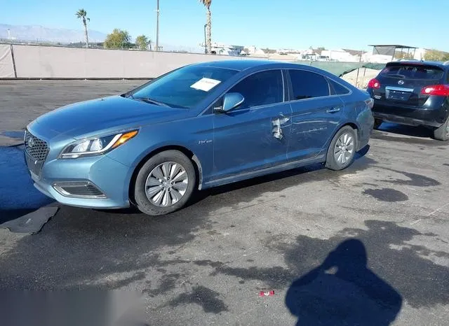 KMHE24L11GA034573 2016 2016 Hyundai Sonata- Hybrid SE 2