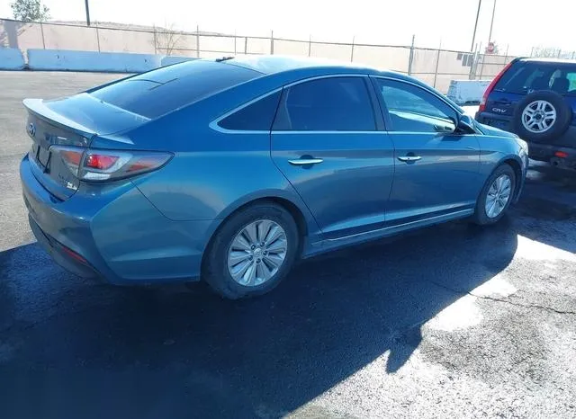 KMHE24L11GA034573 2016 2016 Hyundai Sonata- Hybrid SE 4