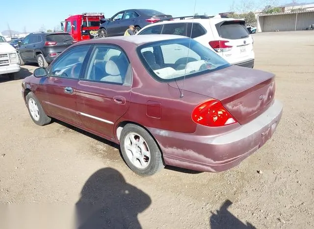 KNAFB121125201361 2002 2002 KIA Spectra- LS 3