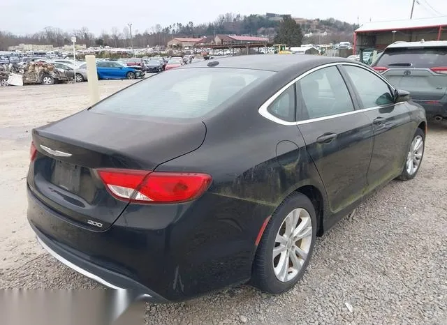 1C3CCCAB6FN603718 2015 2015 Chrysler 200- Limited 4