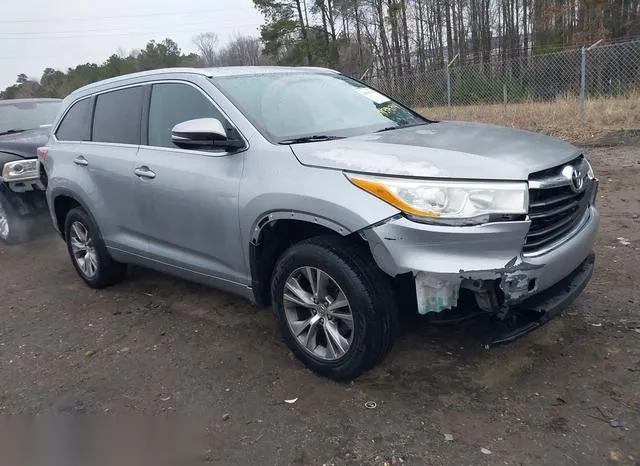 5TDKKRFH0FS117667 2015 2015 Toyota Highlander- Xle V6 1