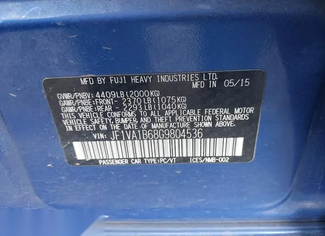 JF1VA1B68G9804536 2016 2016 Subaru WRX 9