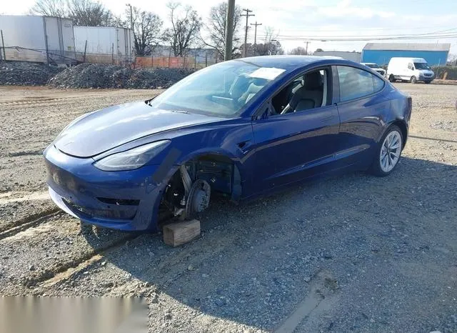 5YJ3E1EB3NF124075 2022 2022 Tesla Model 3- Long Range Dual 2