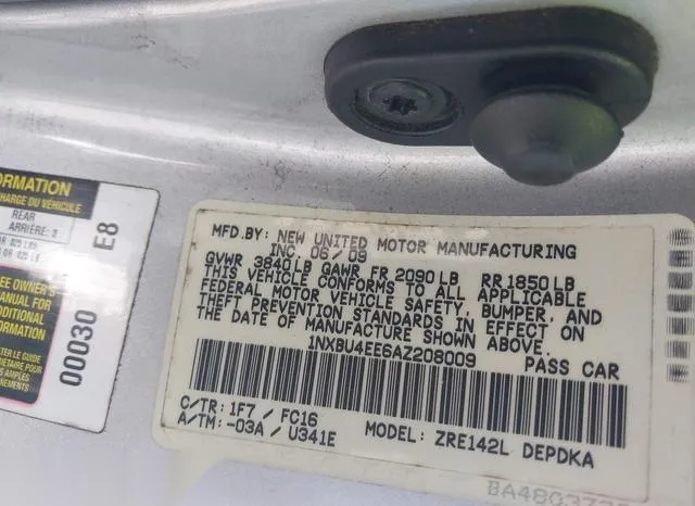 1NXBU4EE6AZ208009 2010 2010 Toyota Corolla- LE 9