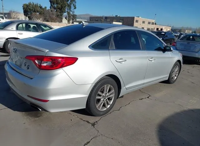 5NPE24AFXGH343664 2016 2016 Hyundai Sonata- SE 4