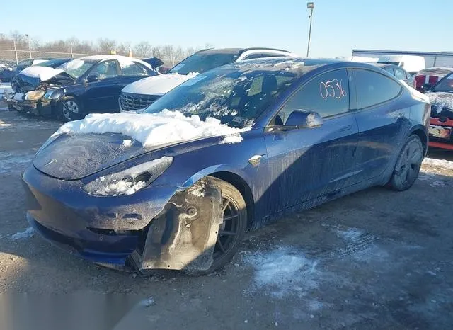 5YJ3E1EAXNF352467 2022 2022 Tesla Model 3- Rear-Wheel Drive 2