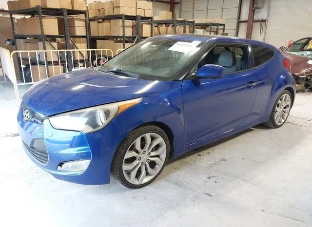 KMHTC6AD5CU060745 2012 2012 Hyundai Veloster- Base W/Gray 2