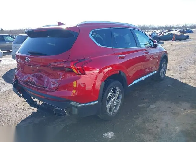 5NMS34AJ5MH333931 2021 2021 Hyundai Santa Fe- Sel 4