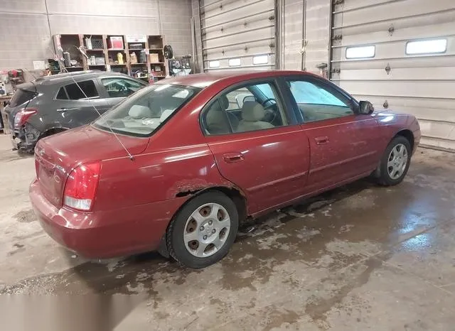 KMHDN45D32U460878 2002 2002 Hyundai Elantra- Gls 4