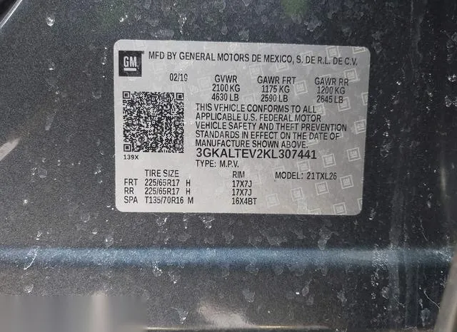 3GKALTEV2KL307441 2019 2019 GMC Terrain- Sle 9