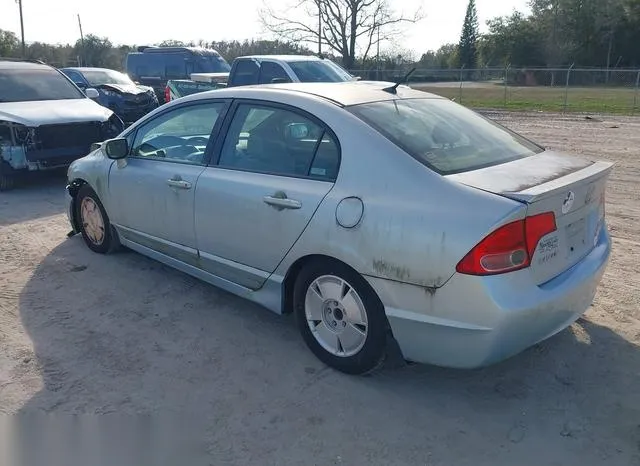 JHMFA36207S009232 2007 2007 Honda Civic- Hybrid 3