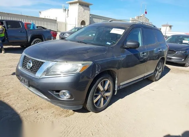 5N1AR2MN4DC639381 2013 2013 Nissan Pathfinder- Platinum 2