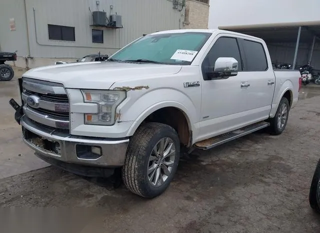 1FTEW1CG0FKE36783 2015 2015 Ford F-150- Lariat 2