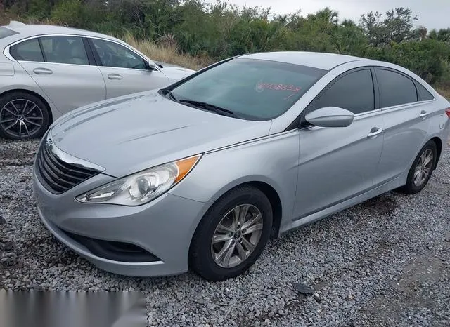 5NPEB4AC5EH881773 2014 2014 Hyundai Sonata- Gls 2