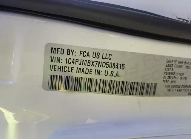 1C4PJMBX7ND508415 2022 2022 Jeep Cherokee- Trailhawk 4X4 9