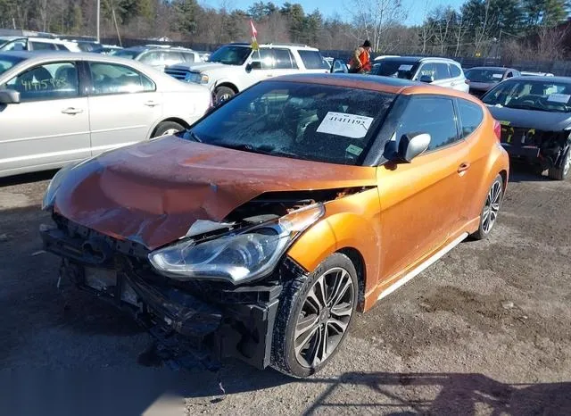 KMHTC6AE7GU266860 2016 2016 Hyundai Veloster- Turbo 2