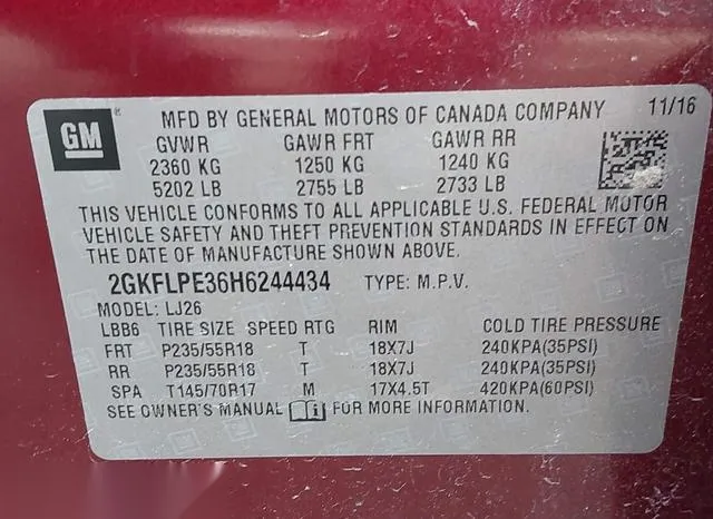 2GKFLPE36H6244434 2017 2017 GMC Terrain- Slt 9