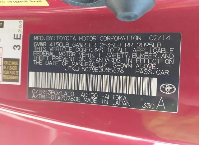 JTKJF5C78E3085676 2014 2014 Scion TC- Monogram 9