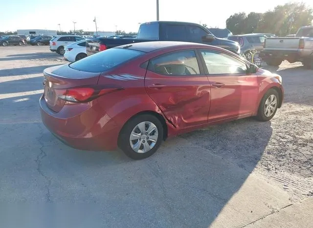 5NPDH4AE0GH743606 2016 2016 Hyundai Elantra- SE 4