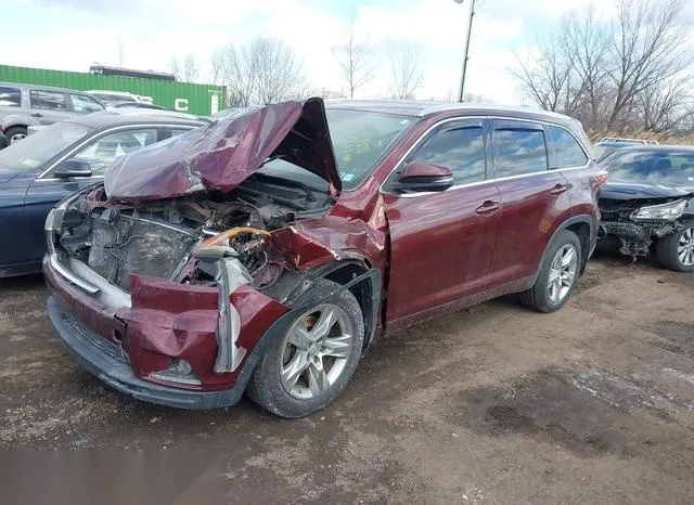 5TDDKRFH1ES037110 2014 2014 Toyota Highlander- Limited V6 2