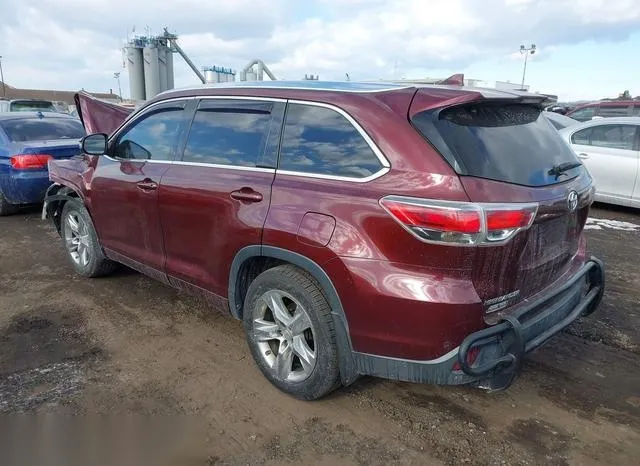 5TDDKRFH1ES037110 2014 2014 Toyota Highlander- Limited V6 3