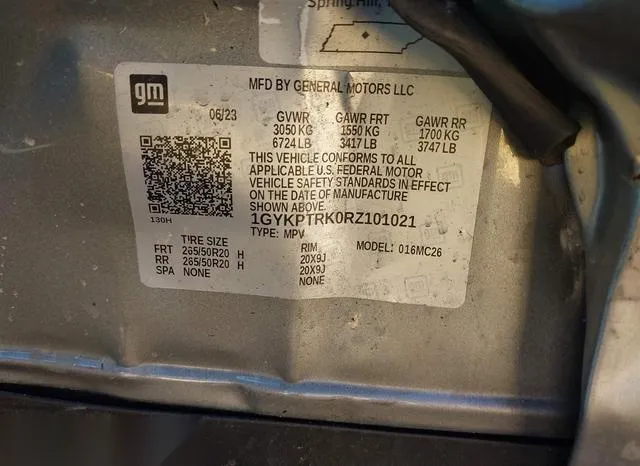 1GYKPTRK0RZ101021 2024 2024 Cadillac Lyriq- Sport W/1Sf 9