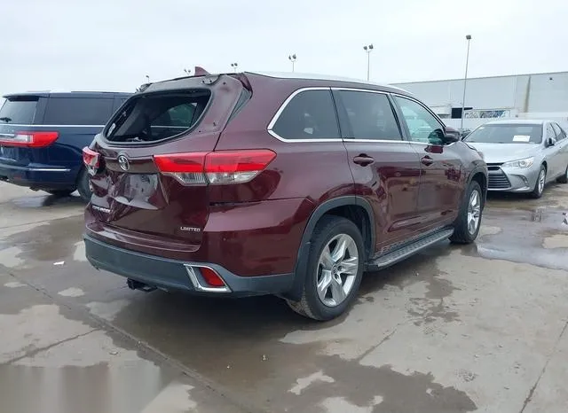 5TDYZRFH9JS277321 2018 2018 Toyota Highlander- Limited 4