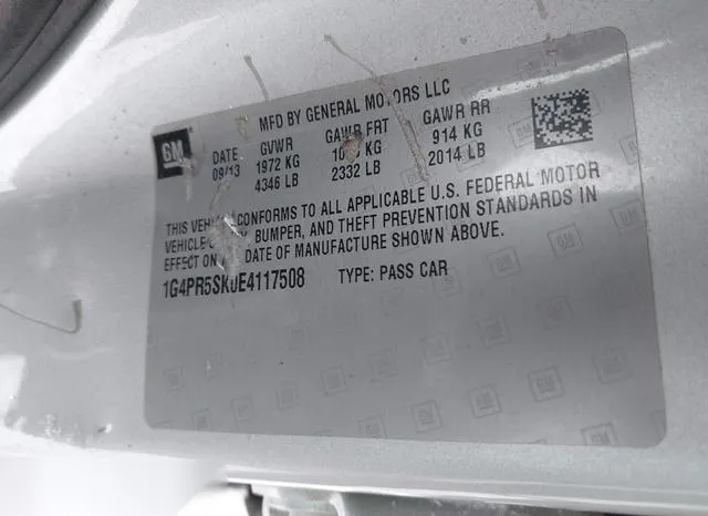 1G4PR5SK0E4117508 2014 2014 Buick Verano- Convenience Group 9