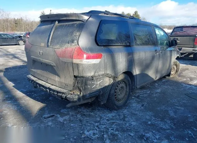 5TDKK3DC8CS199437 2012 2012 Toyota Sienna- Le V6 8 Passenger 4