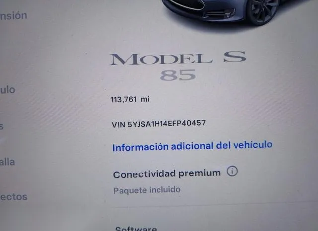 5YJSA1H14EFP40457 2014 2014 Tesla Model S- P85 7