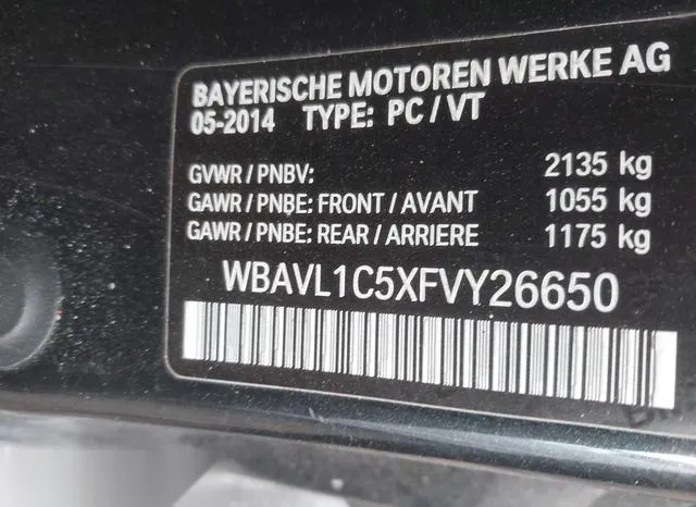 WBAVL1C5XFVY26650 2015 2015 BMW X1- Xdrive28I 9