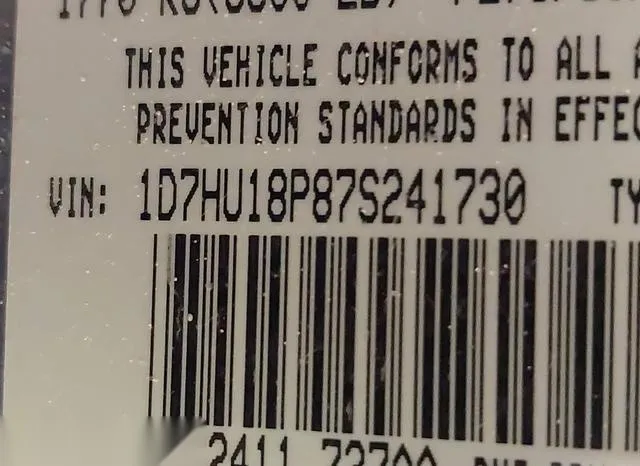 1D7HU18P87S241730 2007 2007 Dodge RAM 1500- St/Slt 9