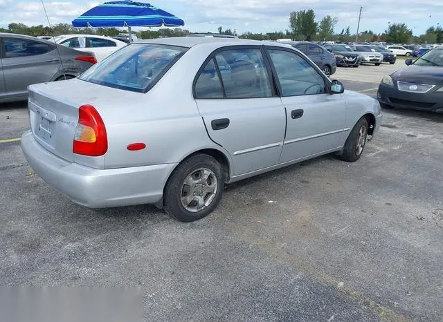 KMHCG45C52U378454 2002 2002 Hyundai Accent- GL 4