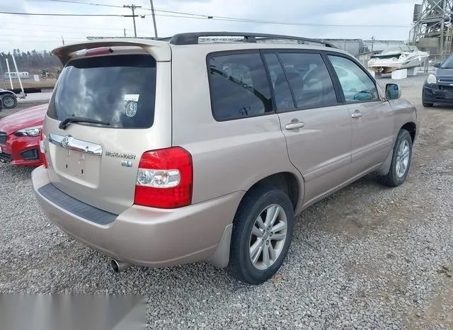 JTEEW21A660003707 2006 2006 Toyota Highlander- Hybrid Limit 4