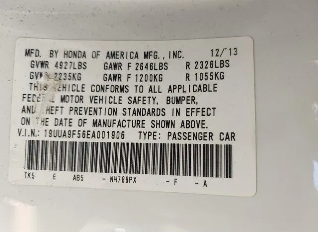 19UUA9F56EA001906 2014 2014 Acura TL- 3-7 9