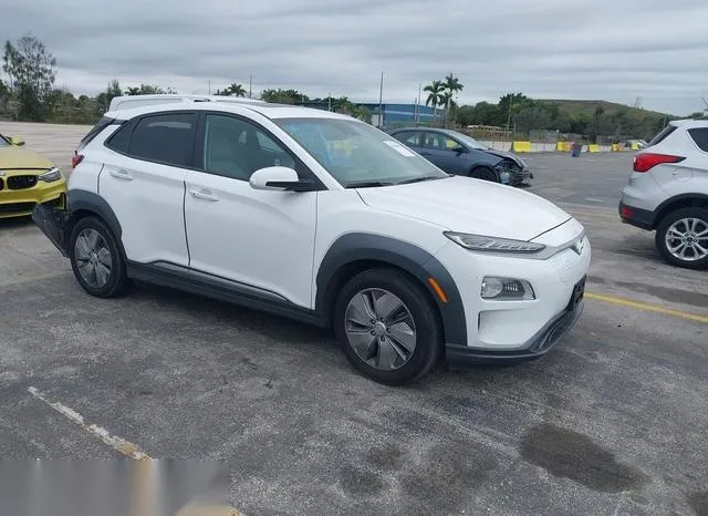 KM8K33AG2MU129123 2021 2021 Hyundai Kona- Electric Limited 1