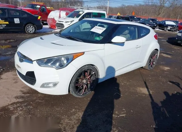 KMHTC6AD3CU051669 2012 2012 Hyundai Veloster- Base W/Gray 2