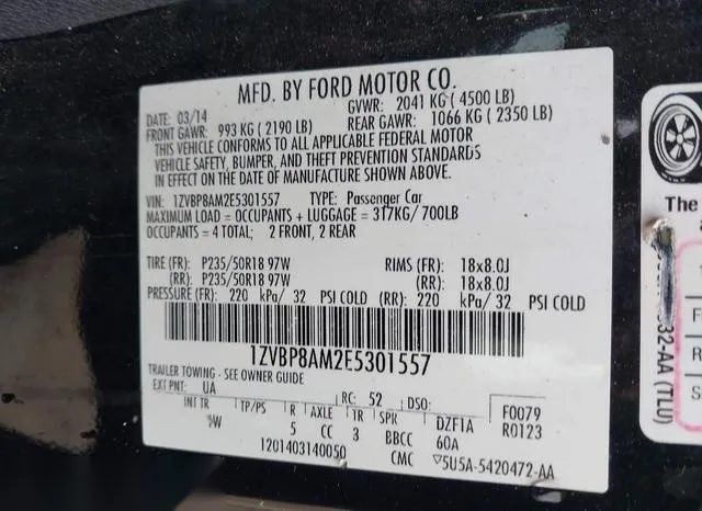 1ZVBP8AM2E5301557 2014 2014 Ford Mustang- V6 9